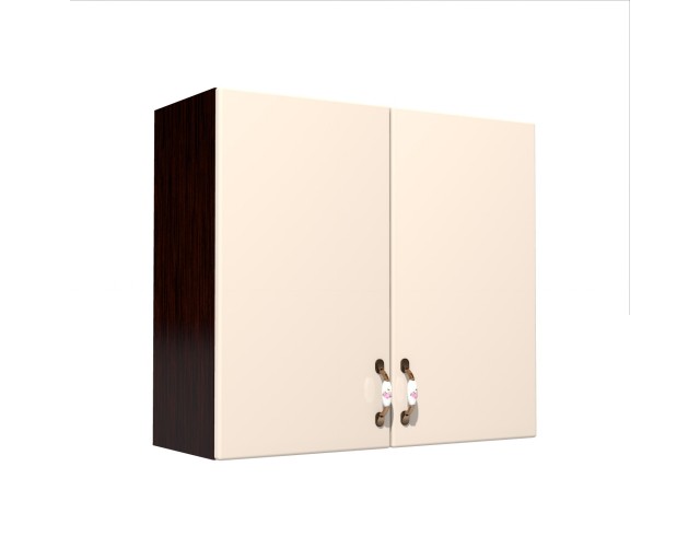 Corp superior 80. cu 2 usi Zebra MDF vanilie simplu